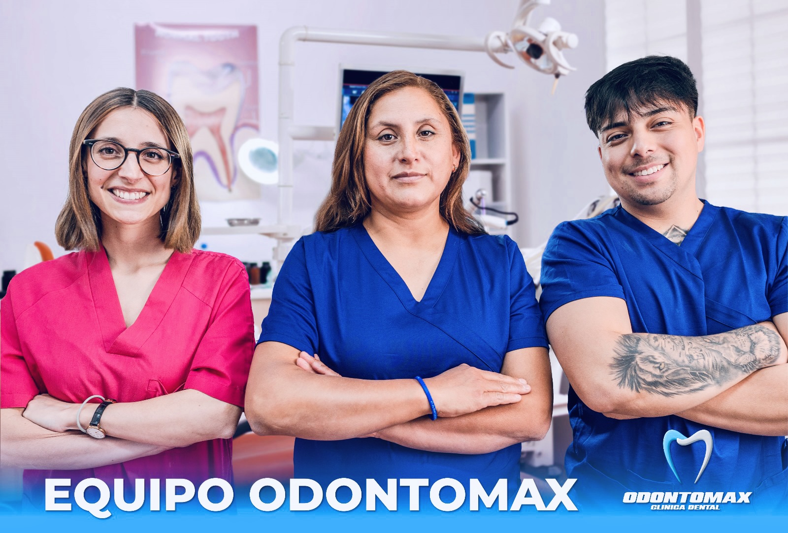 Equipo medico completo de Clinica Sonrisas Sanas